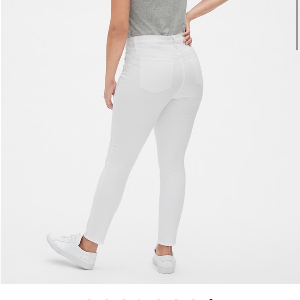Gap white jeans